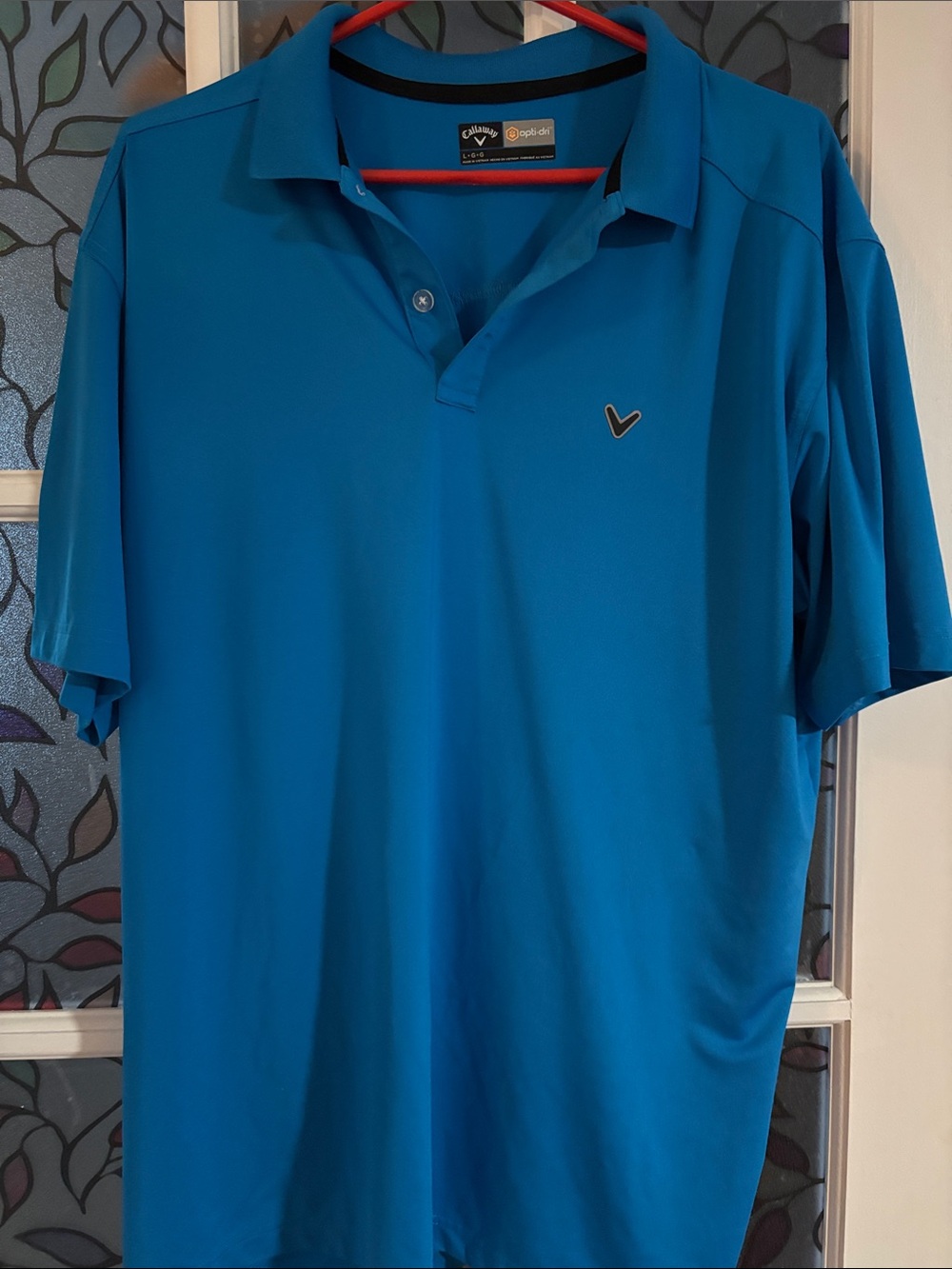 Callaway Men's Polo in Bright Teal Blue